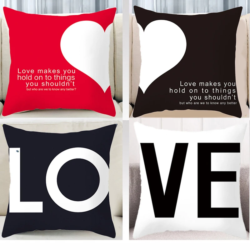Sofa cushion cover sofa decorative pillowcase Valentine's Day romantic decorative pillow letter cushion cover LOVE throw pillows
Sofa cushion cover sofa decorative pillowcase Valentine's Day romantic decorative pillow letter cushion cover LOVE throw pillows