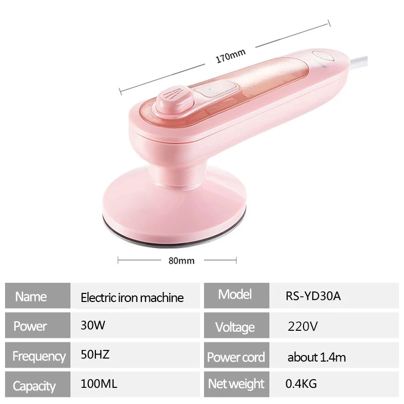 220V Handheld Steam Iron Portable Electric Garment Steamer Hanging Ironing Clothes Ironing Mini Ironing Machine For Household
220V Handheld Steam Iron Portable Electric Garment Steamer Hanging Ironing Clothes Ironing Mini Ironing Machine For Household