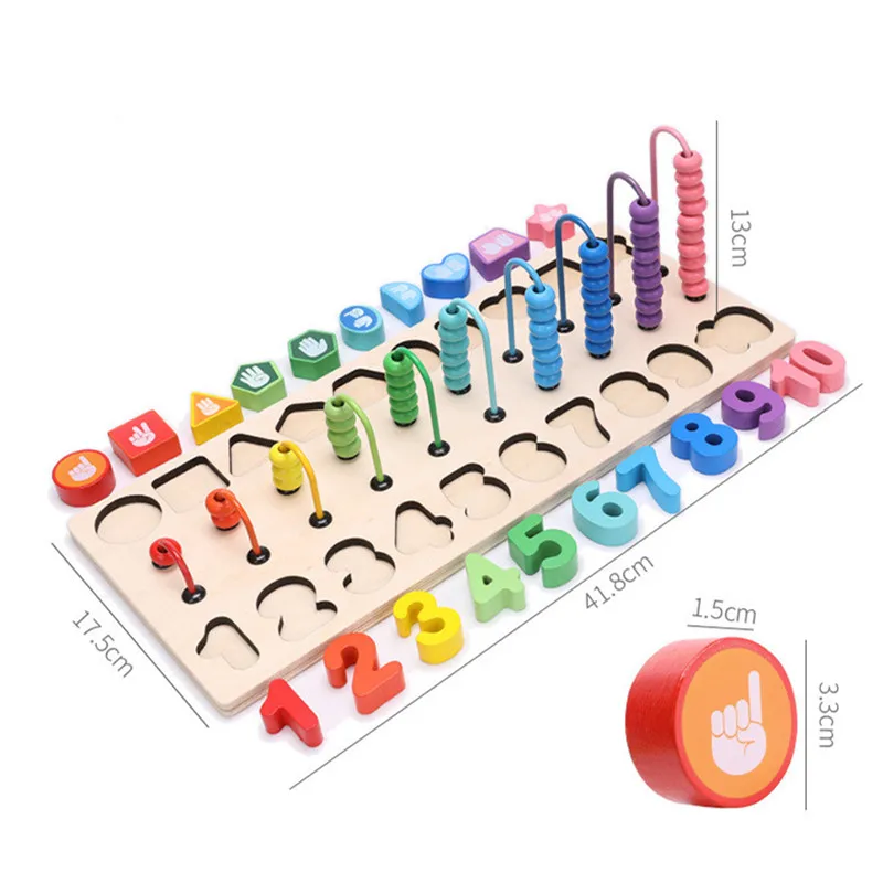 Montessori Educational Toy Wood Multi-function Calculating Frame Arithmetic Toy Early Education Teaching Kids Enlightenment Toy
Montessori Educational Toy Wood Multi-function Calculating Frame Arithmetic Toy Early Education Teaching Kids Enlightenment Toy