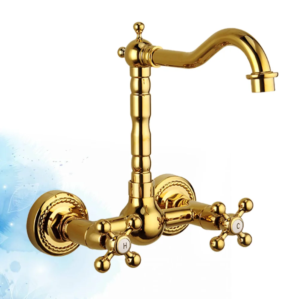 Bathroom Brass Basin Mixer Bathroom Accessories Wall Mounted Tap Sink Basin Mixer Tap for Home Kitchen
Bathroom Brass Basin Mixer Bathroom Accessories Wall Mounted Tap Sink Basin Mixer Tap for Home Kitchen