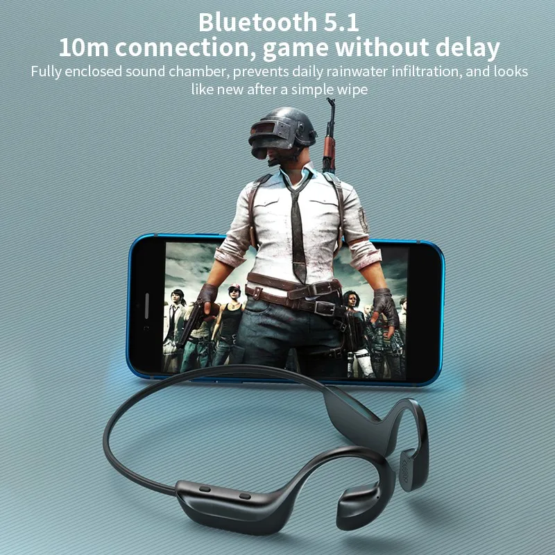 Bluetooth 5.0 Wireless Headphones Bone Conduction Earphone Outdoor Sport Headset with Microphone Handsfree Headsets
Bluetooth 5.0 Wireless Headphones Bone Conduction Earphone Outdoor Sport Headset with Microphone Handsfree Headsets