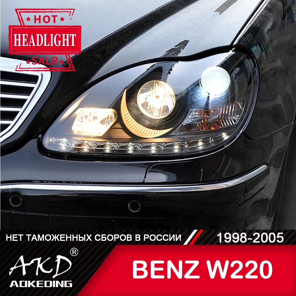 For Car BENZ W220 Head Lamp 1999-2005 Car Accessory Fog Lights Day Running Light DRL H7 LED Bi Xenon Bulb S320 S350 Headlights
For Car BENZ W220 Head Lamp 1999-2005 Car Accessory Fog Lights Day Running Light DRL H7 LED Bi Xenon Bulb S320 S350 Headlights