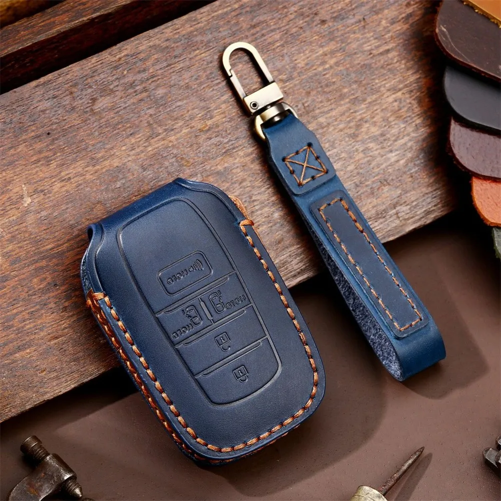 Leather Car Key Fob Cover Case Bag For Toyota Sienna 2020 2021 2022 Remote Holder Shell 5 Buttons Accessories Car-Styling
Leather Car Key Fob Cover Case Bag For Toyota Sienna 2020 2021 2022 Remote Holder Shell 5 Buttons Accessories Car-Styling