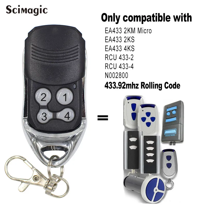 Normstahl CRAWFORD EA433 2KM MICRO RCU433-2 RCU433-4 N002800 EA433 2KS EA433 4KS Garage Door Remote Control Replacement
Normstahl CRAWFORD EA433 2KM MICRO RCU433-2 RCU433-4 N002800 EA433 2KS EA433 4KS Garage Door Remote Control Replacement