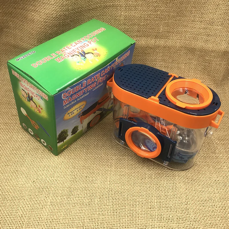 4.5 Times Educational Toys Children's Classroom Outdoor Exploration Double Lens Insect Observation Box Magnifying Glass
4.5 Times Educational Toys Children's Classroom Outdoor Exploration Double Lens Insect Observation Box Magnifying Glass