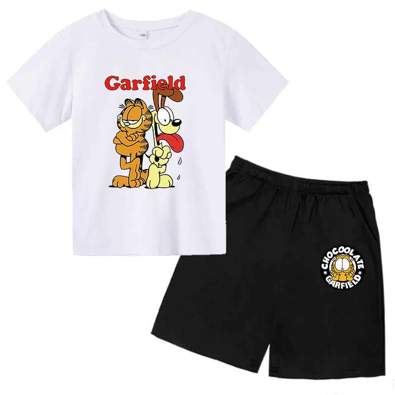 2021 Summer Cartoon garfield T-shirt Two-pieces Set 4 to14 Years Boy Kids t shirt Baby girls Clothes Summer Suit Shorts Pants
2021 Summer Cartoon garfield T-shirt Two-pieces Set 4 to14 Years Boy Kids t shirt Baby girls Clothes Summer Suit Shorts Pants
