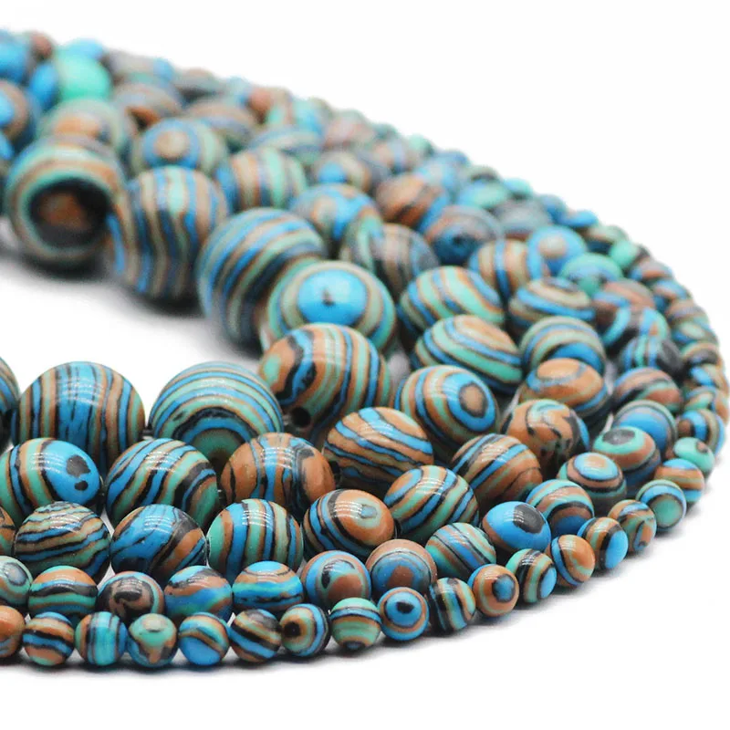 4/6/8/10/12MM Natural Stone Artificial Blue Malachite Spacers Round Loose Beads For DIY Jewelry Making Bracelet Accessories
4/6/8/10/12MM Natural Stone Artificial Blue Malachite Spacers Round Loose Beads For DIY Jewelry Making Bracelet Accessories