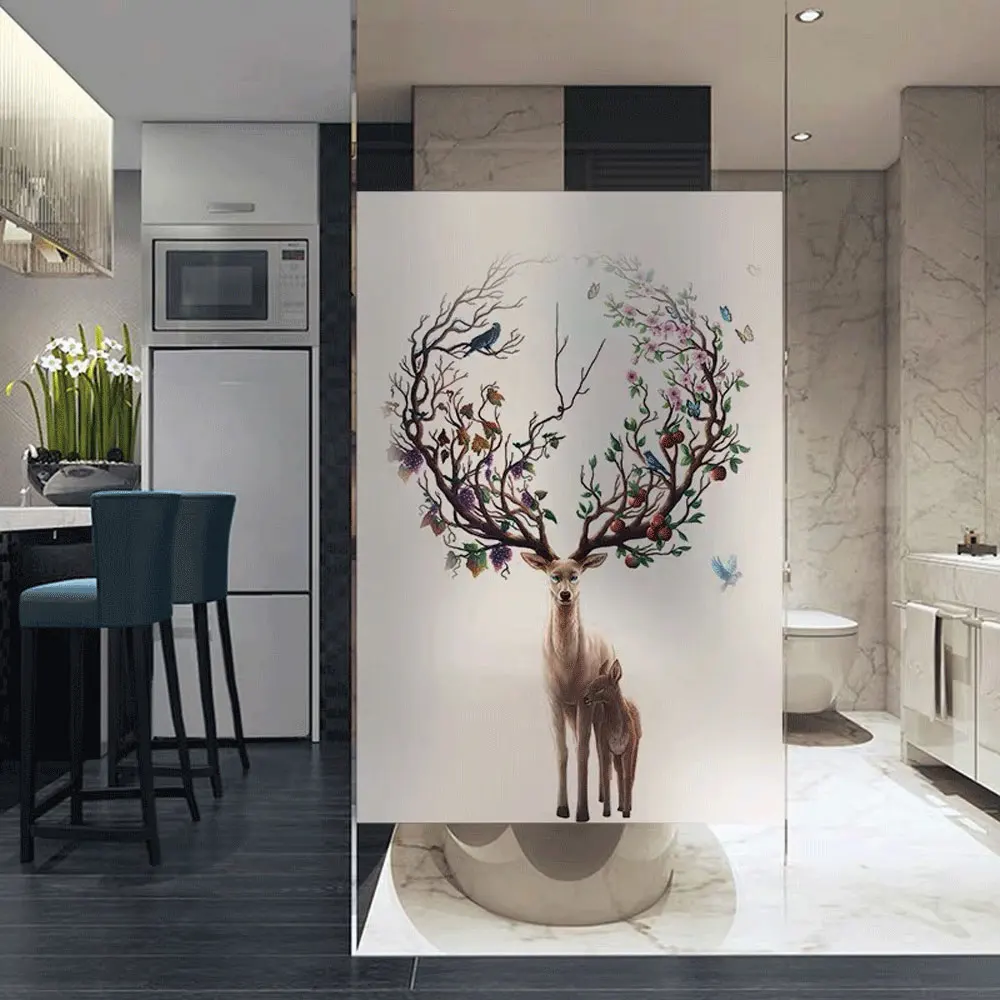 Customized Decorative Film Tree Deer Window Film Glass Sticker Glue Free Frosted Static Cling Privacy Stained Bedroom Home Decor
Customized Decorative Film Tree Deer Window Film Glass Sticker Glue Free Frosted Static Cling Privacy Stained Bedroom Home Decor