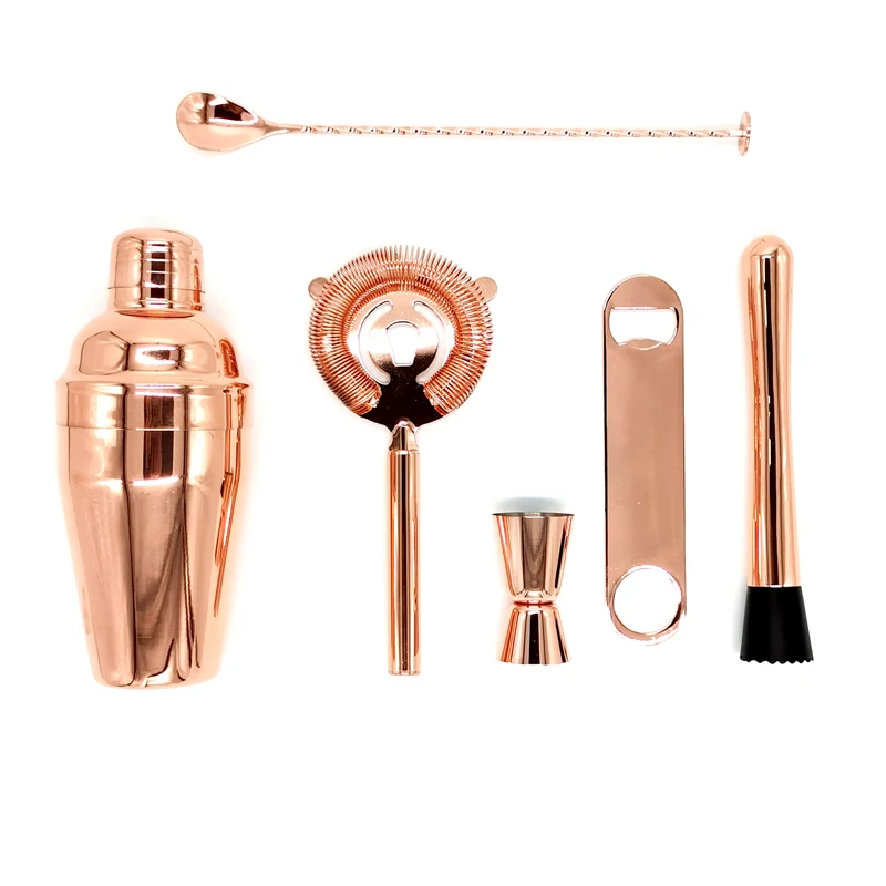 Bar-Set Bartender-Strainer Measuring-Jigger Cocktail Mixing Shaker Stainless Steel Cocktail Shaker Set with Antique Copper Color
Bar-Set Bartender-Strainer Measuring-Jigger Cocktail Mixing Shaker Stainless Steel Cocktail Shaker Set with Antique Copper Color