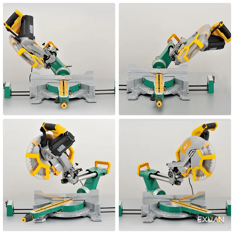 Multifunctional miter saw 12 inch tie rod cutting machine aluminum machine tie rod saw miter 0-45 degree cutting machine 
Multifunctional miter saw 12 inch tie rod cutting machine aluminum machine tie rod saw miter 0-45 degree cutting machine