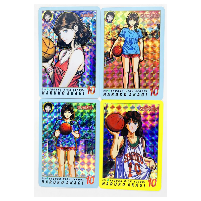 4 шт./компл. SLAM DUNK Haruko Akagi Игрушки Хобби Коллекционные вещи для хобби Коллекционная игра
4 шт./компл. SLAM DUNK Haruko Akagi Игрушки Хобби Коллекционные вещи для хобби Коллекционная игра