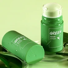 Smeared Green-Tea-Mask Pore Deep Acne Cleansing Mask Blackhead Remover Cream Shrinking Pores Cream For Blackheads