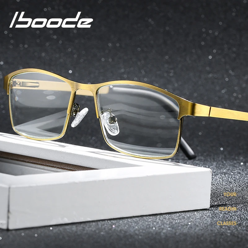 iboode High Quality Men Business Reading Glasses Titanium alloy Vintage Anti-Blu-ray HD Computer Goggles For Men +1.0 +1.5 +2.5
iboode High Quality Men Business Reading Glasses Titanium alloy Vintage Anti-Blu-ray HD Computer Goggles For Men +1.0 +1.5 +2.5