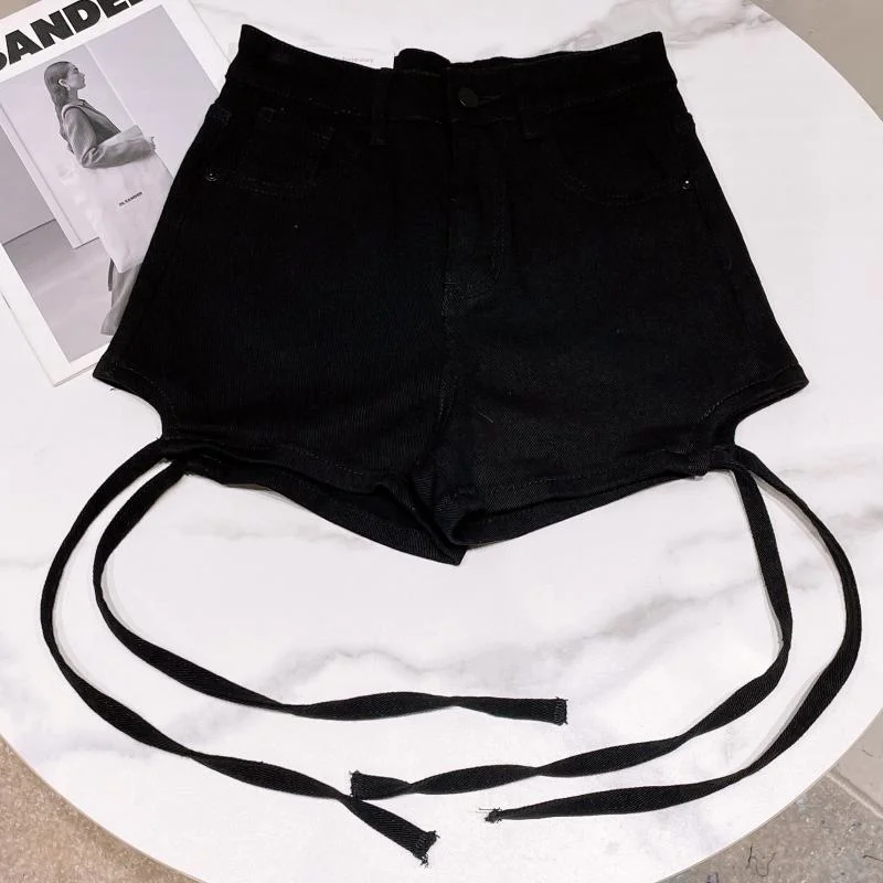Side Drawcord Design Denim High Waist Shorts Women 2021 Early Autumn New Slim Jeans Shorts Hotpants Women's Short Feminino
Side Drawcord Design Denim High Waist Shorts Women 2021 Early Autumn New Slim Jeans Shorts Hotpants Women's Short Feminino