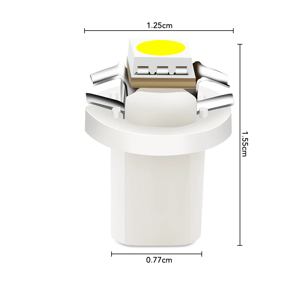 10 шт. T5 B8.5D 509T B8.5 Smd СВЕТОДИОДНЫЙ ная Автомобильная светильник ПА для инструментов