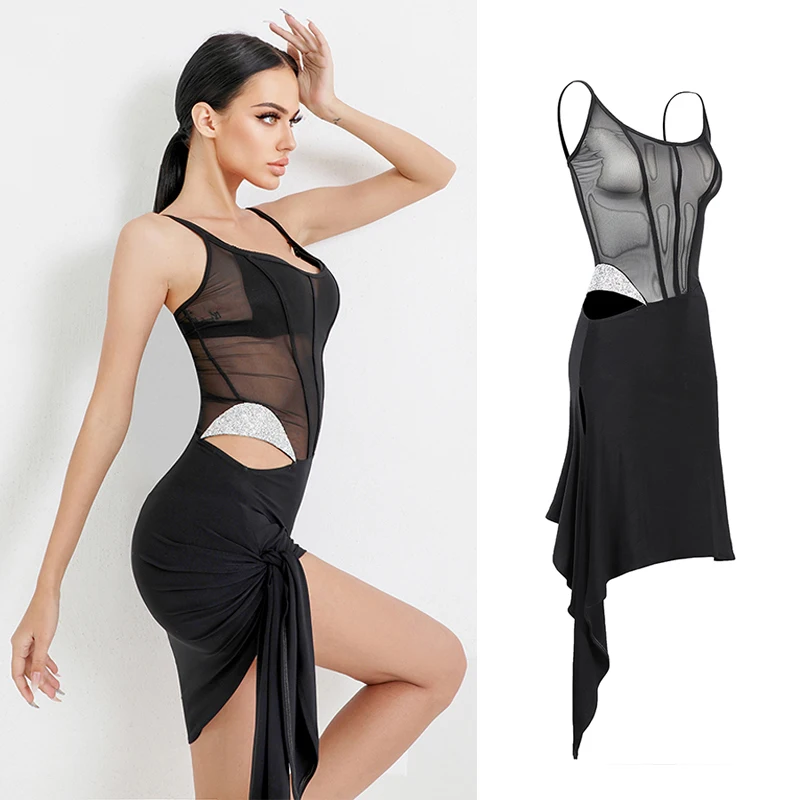Latin Dance Dress Women Sexy Cut Out Black Dress Sleeveless Samba Salsa Tango Practice Clothes Latin Competition Dress DNV14751
Latin Dance Dress Women Sexy Cut Out Black Dress Sleeveless Samba Salsa Tango Practice Clothes Latin Competition Dress DNV14751