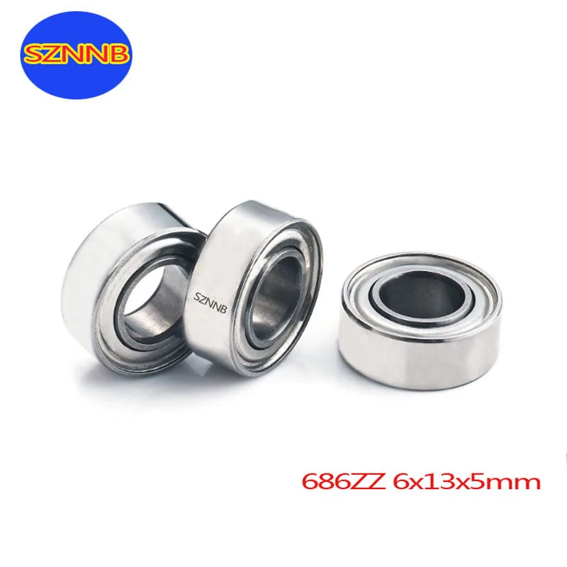2PCS/loteMiniature Deep Groove Ball Bearing L-686ZZ 6mmx13mmX5mm High Precision silent Bearing steel ABEC-5 small bearing
2PCS/loteMiniature Deep Groove Ball Bearing L-686ZZ 6mmx13mmX5mm High Precision silent Bearing steel ABEC-5 small bearing