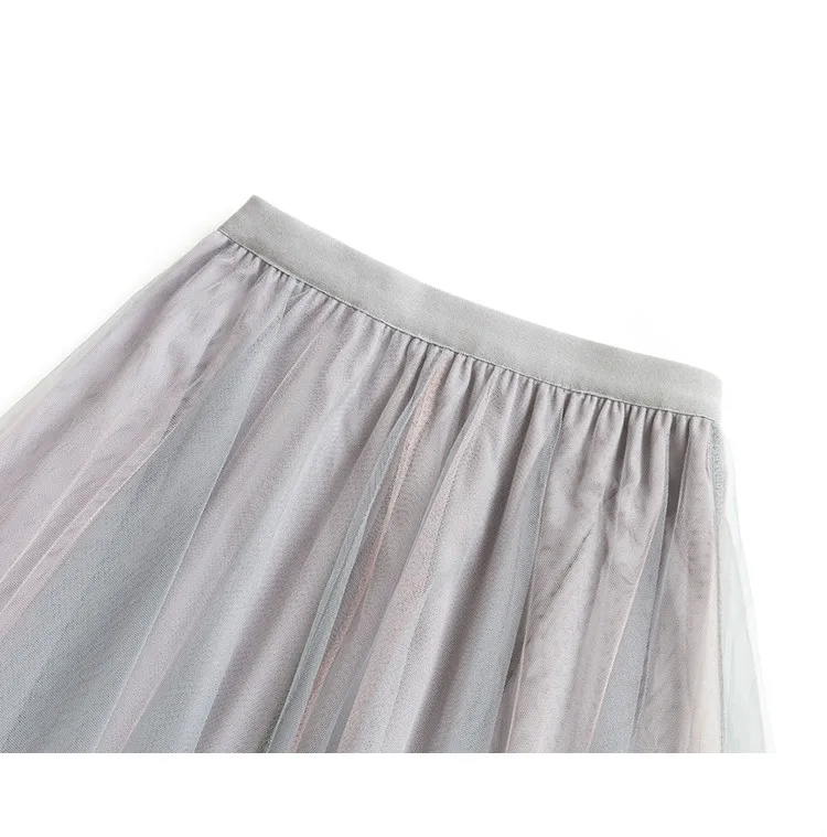 Skirts for Women Spring 2020 New Summer Style High Waist Pleated Mesh Skirts Solid Color Half Length Elastic Skirt 8962 50
Skirts for Women Spring 2020 New Summer Style High Waist Pleated Mesh Skirts Solid Color Half Length Elastic Skirt 8962 50