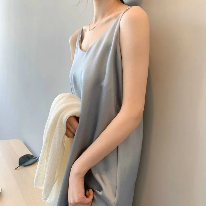 Women solid color midi dress strap adjust sleeveless 2020 korean fashion lady elegant dresses vestido elegant dress
Women solid color midi dress strap adjust sleeveless 2020 korean fashion lady elegant dresses vestido elegant dress