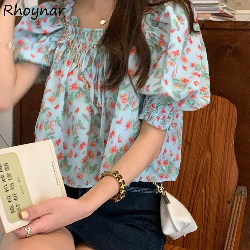Blouse Women Puff Sleeve Print Sweet Lovely Aesthetic Folds Feminine Square Collar Casual Gentle Retro Summer Cozy Fashion Chic
Blouse Women Puff Sleeve Print Sweet Lovely Aesthetic Folds Feminine Square Collar Casual Gentle Retro Summer Cozy Fashion Chic