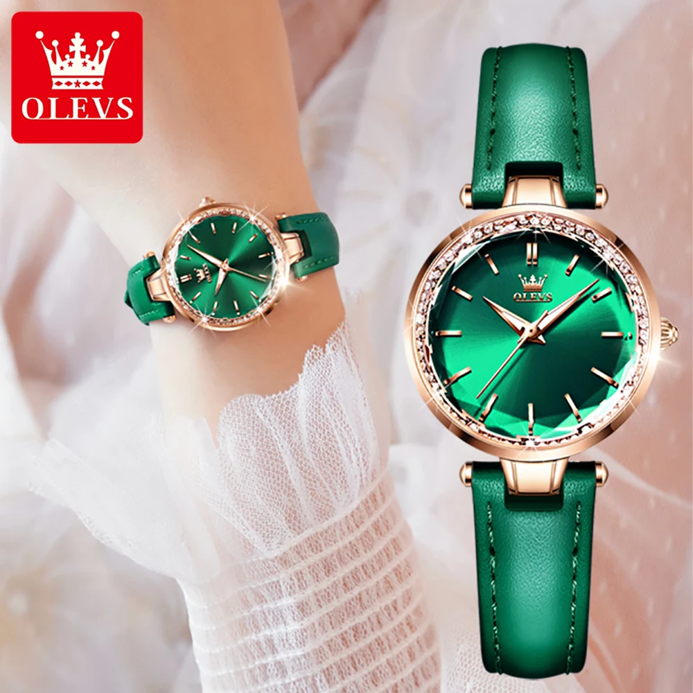 OLEVS New Simple Diamond Fashion Bracelet Wrist Casual Ladies Quartz watch Ladies Sport Leather Fashion Watch Zegarek Damski
OLEVS New Simple Diamond Fashion Bracelet Wrist Casual Ladies Quartz watch Ladies Sport Leather Fashion Watch Zegarek Damski