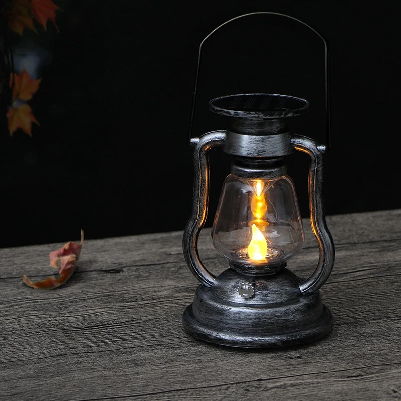 2x Solar Hanging Candle Light LEDs Oil Lamp Flickering Flameless Solar Lantern Garden Yard Lighting-Rust Red & Silver
2x Solar Hanging Candle Light LEDs Oil Lamp Flickering Flameless Solar Lantern Garden Yard Lighting-Rust Red & Silver