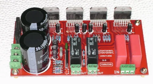 8 Euro AC24V 150W + 150W Power Amplifier Board 2.0 Channel TDA7293BTL (with BTL Speaker Protection) Luxury Power Amplifier Board
8 Euro AC24V 150W + 150W Power Amplifier Board 2.0 Channel TDA7293BTL (with BTL Speaker Protection) Luxury Power Amplifier Board