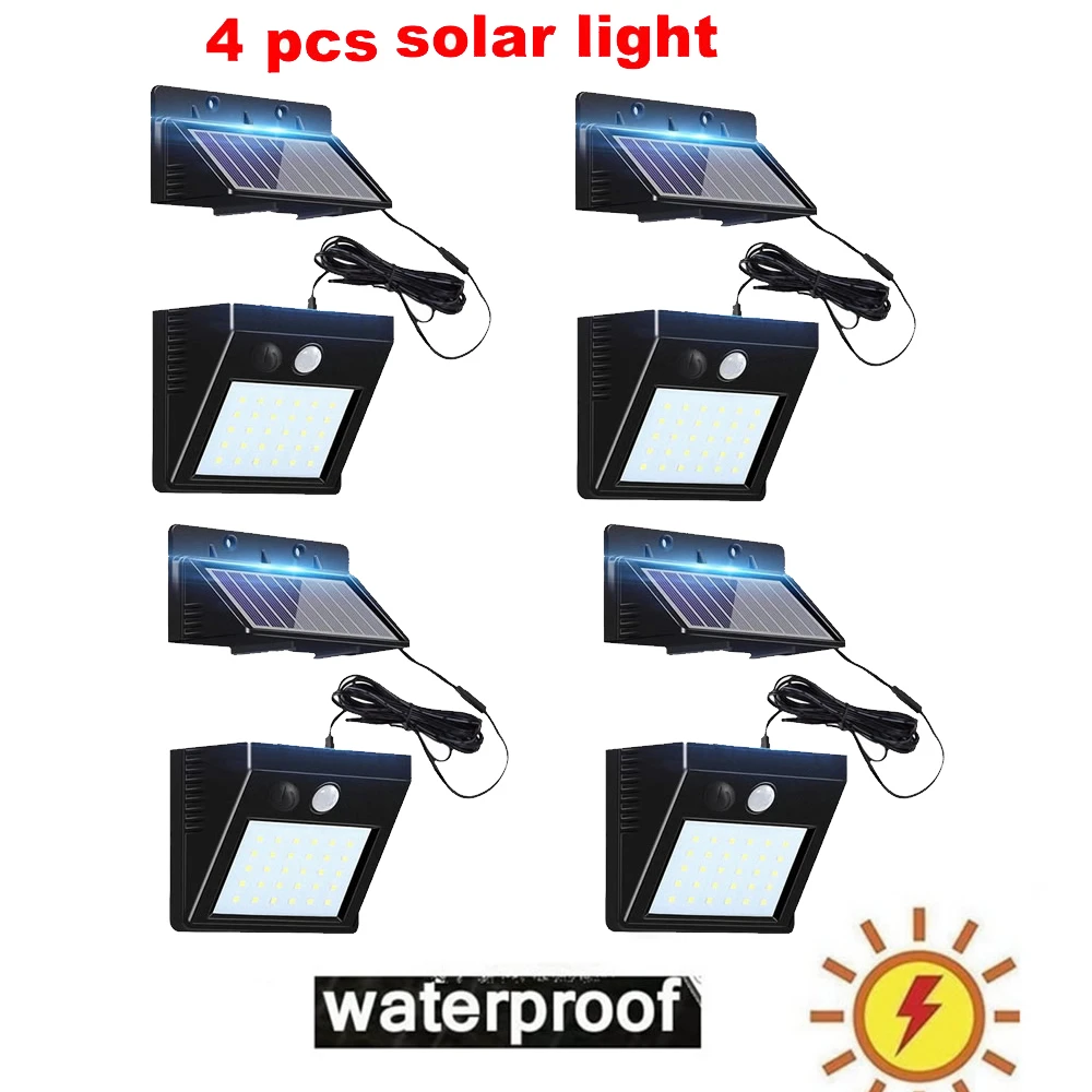 Уличные светодиодные фонари на солнечной батарее, Настенные светильники с пассивным ИК датчиком движения, водонепроницаемое освещение для... 
Уличные светодиодные фонари на солнечной батарее, Настенные светильники с пассивным ИК датчиком движения, водонепроницаемое освещение для...
