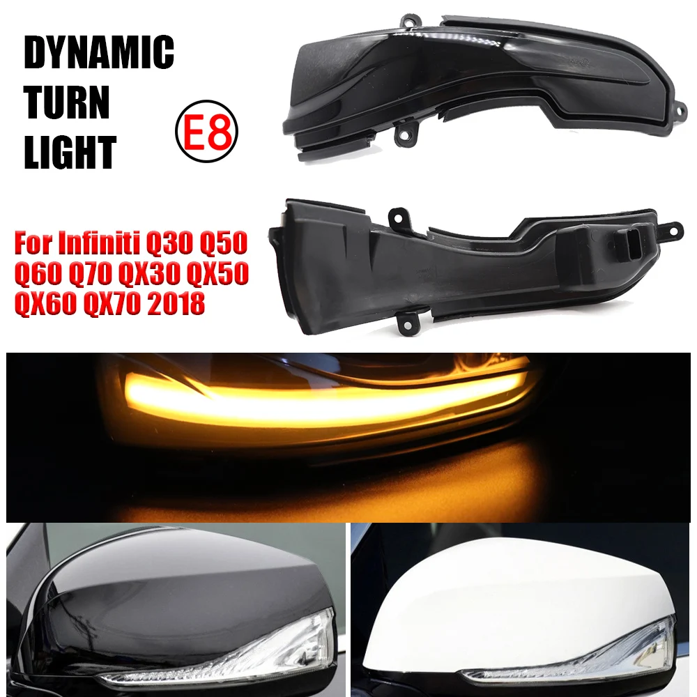 For Infiniti Q30 Q50 Q60 Q70 QX30 QX50 QX60 QX70 2018 LED Dynamic Turn Signal Light Side Wing Rearview Mirror Indicator Lamp
For Infiniti Q30 Q50 Q60 Q70 QX30 QX50 QX60 QX70 2018 LED Dynamic Turn Signal Light Side Wing Rearview Mirror Indicator Lamp