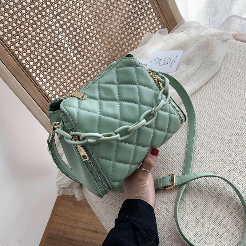Solid Color PU Leather Bucket Bags For Women Brand Fashion Zipper Totes Chain Shoulder Crossbody Bag Female Handbags Lady Purse
Solid Color PU Leather Bucket Bags For Women Brand Fashion Zipper Totes Chain Shoulder Crossbody Bag Female Handbags Lady Purse