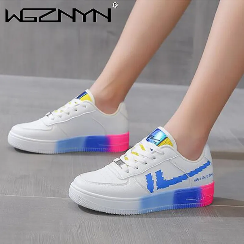 2021 New Women Tenis Shoes Korean Women's Sneakers Thick-soled White Shoes Flat Shoes Autumn Lace-up Female Vulcanized Shoes
2021 New Women Tenis Shoes Korean Women's Sneakers Thick-soled White Shoes Flat Shoes Autumn Lace-up Female Vulcanized Shoes