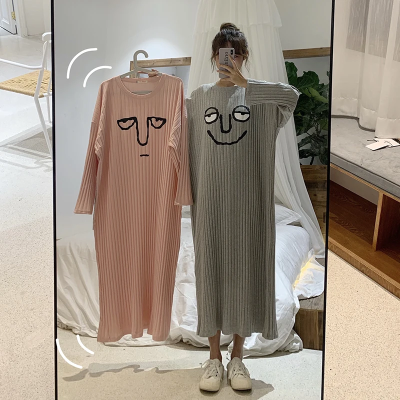 New hot Plus size cotton nightdress women spring autumn nightgowns female long sleeve sleep dress women's nightshirt Myself
New hot Plus size cotton nightdress women spring autumn nightgowns female long sleeve sleep dress women's nightshirt Myself