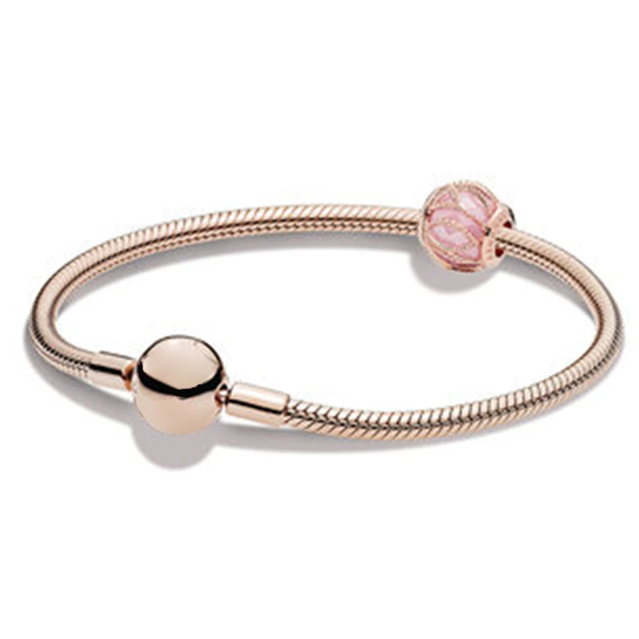 NEW 100% 925 Sterling Silver Brand New 1:1 Authentic Charm Rose Gold Intertwined Halo Bracelet Set Suitable DIY Gift 
NEW 100% 925 Sterling Silver Brand New 1:1 Authentic Charm Rose Gold Intertwined Halo Bracelet Set Suitable DIY Gift