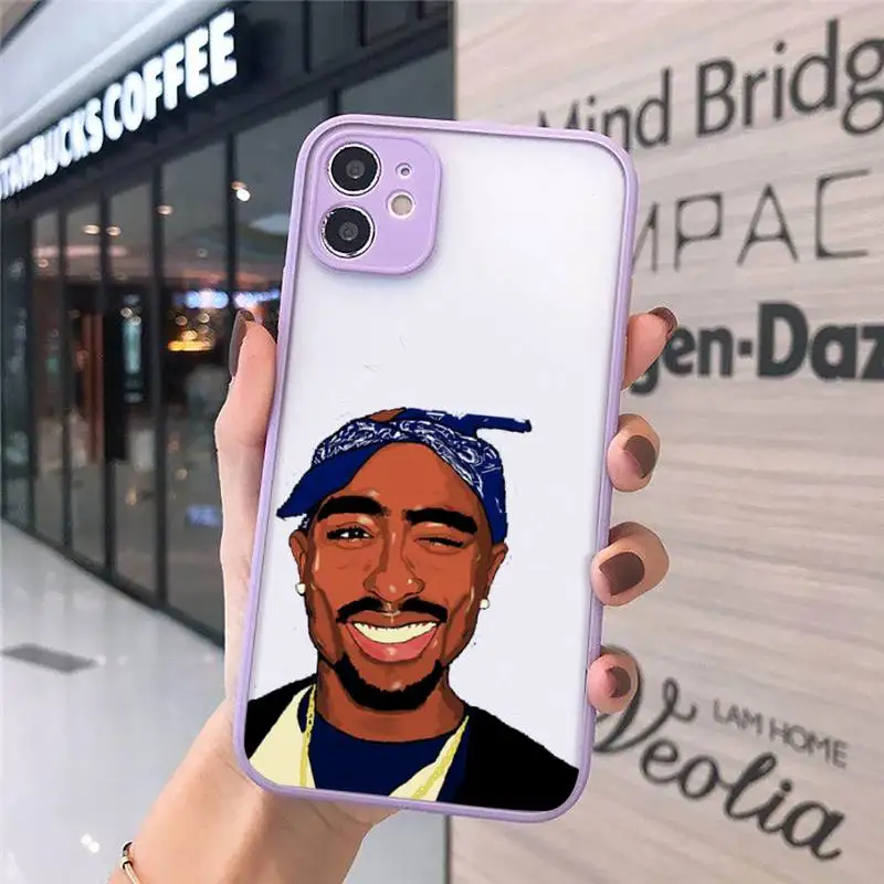 2pac famous Rapper pattern Phone Case matte transparent For iphone 7 8 11 12 plus mini x xs xr pro max cover luxury coque
2pac famous Rapper pattern Phone Case matte transparent For iphone 7 8 11 12 plus mini x xs xr pro max cover luxury coque