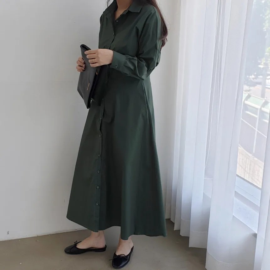 HziriP A-Line Solid Fashion Basic Office Lady Korean 2021 Gentle Casual Loose All Match Streetwear New Long Dresses Vestidos
HziriP A-Line Solid Fashion Basic Office Lady Korean 2021 Gentle Casual Loose All Match Streetwear New Long Dresses Vestidos