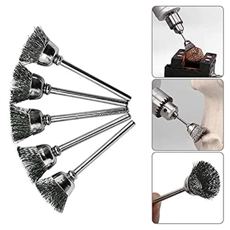 90pcs Steel Cleaning Wire Brush Set Wire Brushes Wheels Cleaning Brush Set Polishing Attachment for Die Grinder Precision 7XEA
90pcs Steel Cleaning Wire Brush Set Wire Brushes Wheels Cleaning Brush Set Polishing Attachment for Die Grinder Precision 7XEA