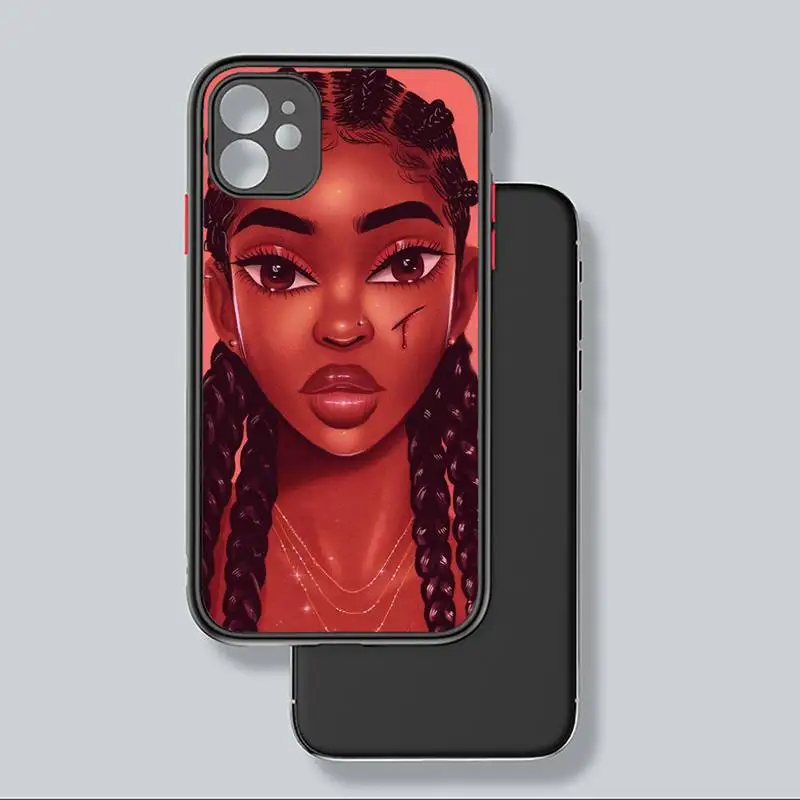 Black girl aferican girl Phone Case matte transparent For iphone 7 8 11 12 plus mini x xs xr pro max cover
Black girl aferican girl Phone Case matte transparent For iphone 7 8 11 12 plus mini x xs xr pro max cover