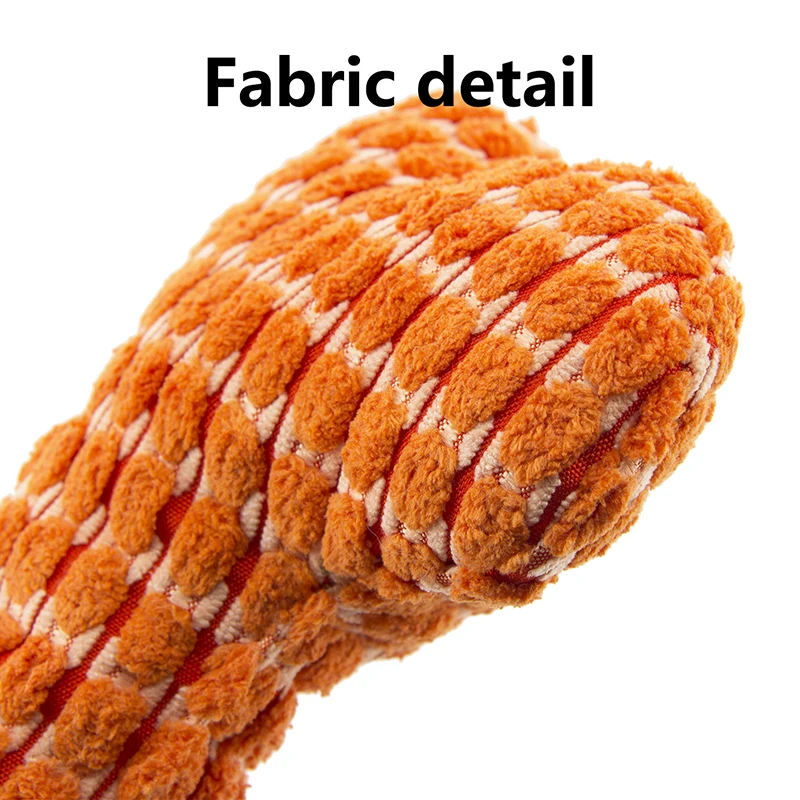 Simulation Bone-Shaped Dog Corduroy Chew Toy For Teeth Cleaning Durable Bite-resistant Squeaky Toy Molar Training For Dog Cat
Simulation Bone-Shaped Dog Corduroy Chew Toy For Teeth Cleaning Durable Bite-resistant Squeaky Toy Molar Training For Dog Cat