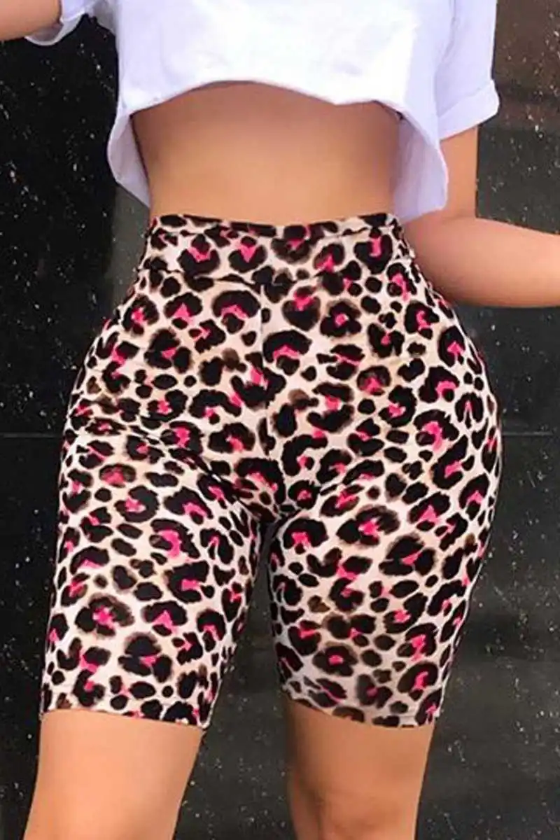 Leopard Leaves Print High Waist Shorts for Women Summer Skinny Elastic Workout Shorts Female Sport Wear
Leopard Leaves Print High Waist Shorts for Women Summer Skinny Elastic Workout Shorts Female Sport Wear