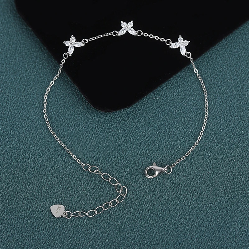 Trendy New Shiny AAA Cubic Zirconia Lucky Crystal Butterfly Bracelets for Women Bling Mini Animals Link Chain Sweet Bracelet
Trendy New Shiny AAA Cubic Zirconia Lucky Crystal Butterfly Bracelets for Women Bling Mini Animals Link Chain Sweet Bracelet