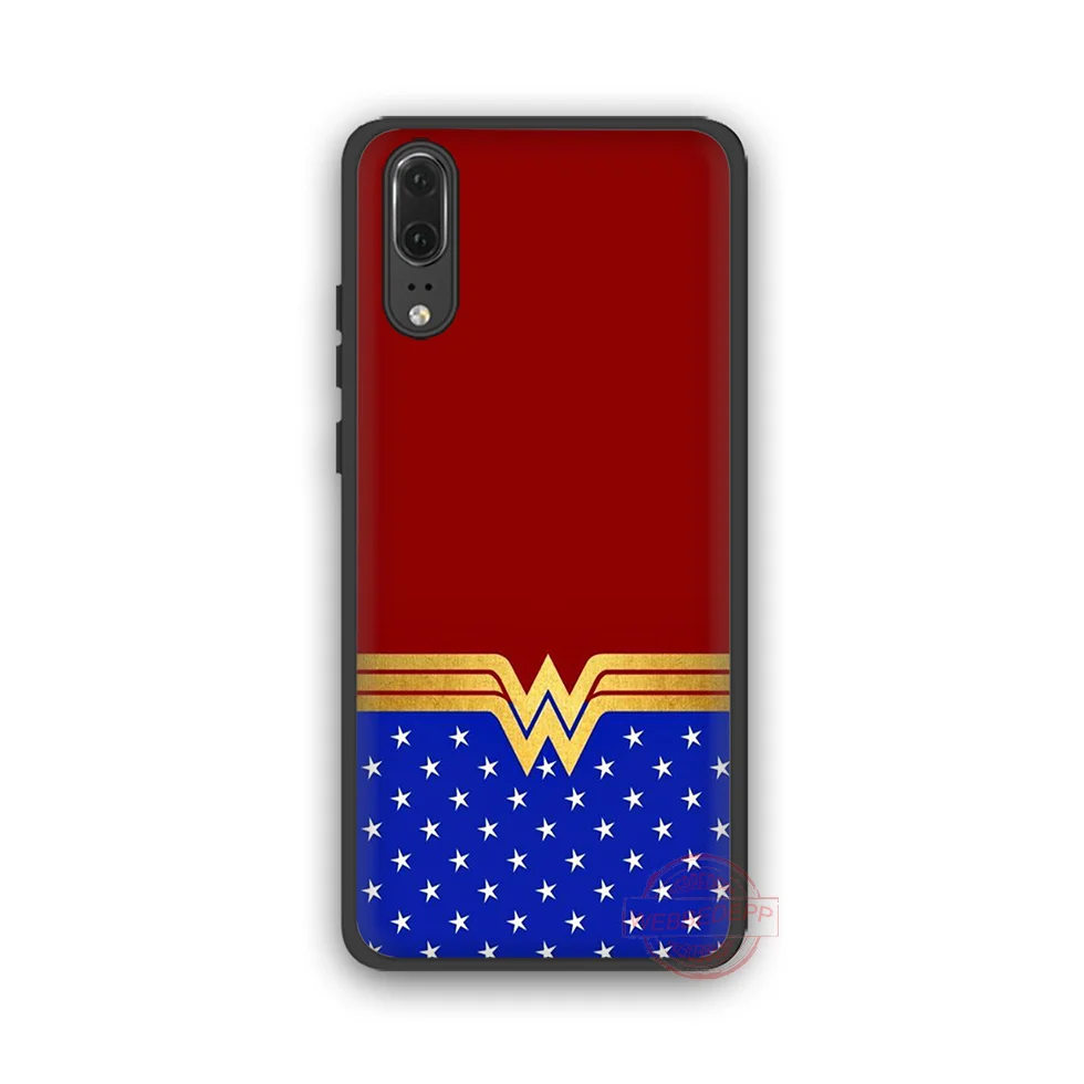 WEBBEDEPP Wonder Woman Модный мягкий чехол для телефона Huawei P10 P20 P30 Lite Pro Y6 Y7 Prime 2018 Y9 2019 |