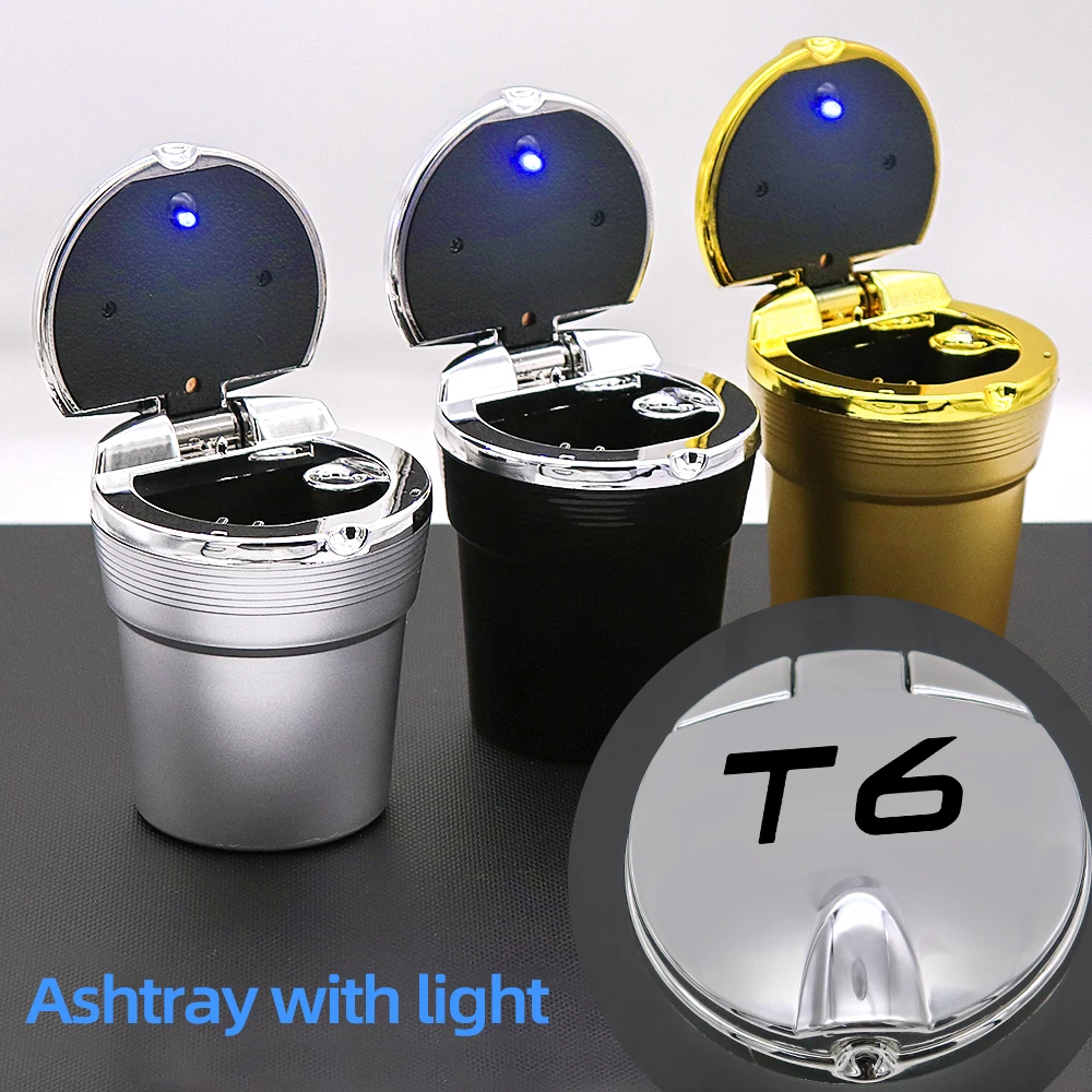 For Volvo T6 Led Lights Car Ashtray With Cover Creative Personality Cover Multi-function cigarette trash can car accessories
For Volvo T6 Led Lights Car Ashtray With Cover Creative Personality Cover Multi-function cigarette trash can car accessories