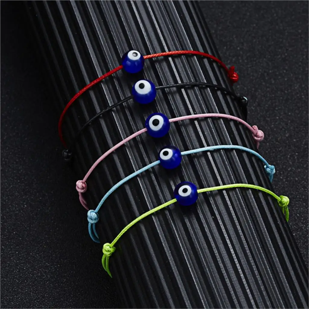 Couples Fashion Charm Bracelet For Friendship Evil Eye Beads Braided Bracelets Accessories Findings Gifts Adjustable 18cm Long
Couples Fashion Charm Bracelet For Friendship Evil Eye Beads Braided Bracelets Accessories Findings Gifts Adjustable 18cm Long