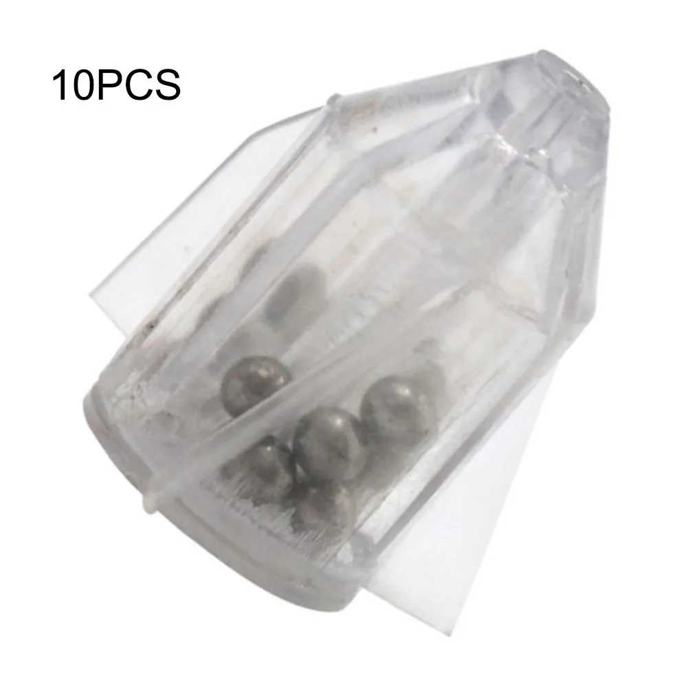 10pcs Fishing Line Rattles 24mm PVC+Stainless Steel Material Inline Lure Rattles For Outdoor Ice Fishing Catfish Terminal Tackle
10pcs Fishing Line Rattles 24mm PVC+Stainless Steel Material Inline Lure Rattles For Outdoor Ice Fishing Catfish Terminal Tackle