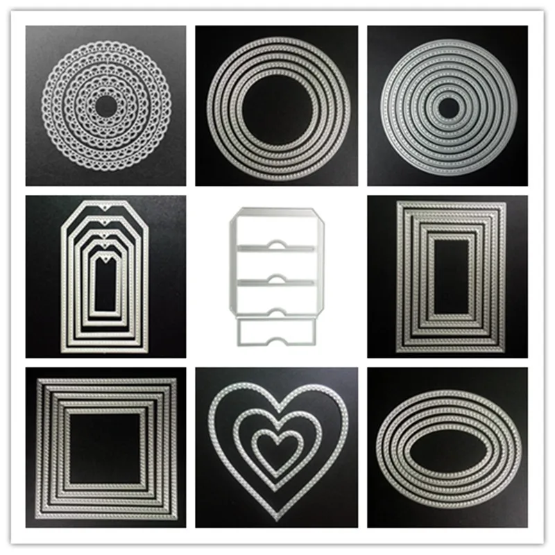 29 TYPES FRAME Metal Cutting Dies For Scrapbooking Storage rack Stencils DIY Album Cards Decoration Embossing Folder Die Cuts
29 TYPES FRAME Metal Cutting Dies For Scrapbooking Storage rack Stencils DIY Album Cards Decoration Embossing Folder Die Cuts