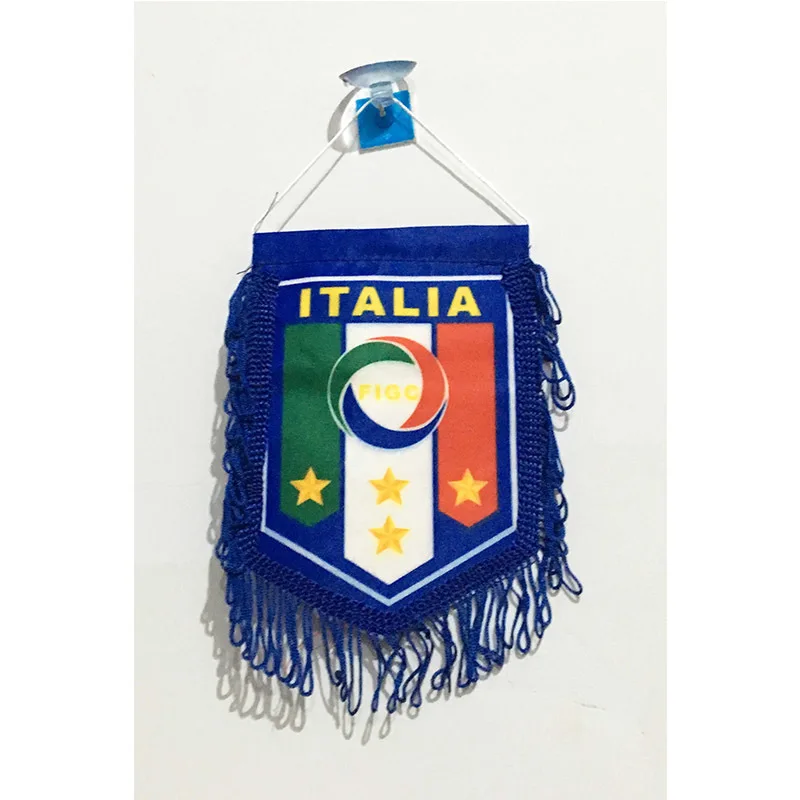 2018 Football World Cup Italy National Football 15cm*16cm Double Sides Christmas Decorations for Car Home Flag Banner Gifts
2018 Football World Cup Italy National Football 15cm*16cm Double Sides Christmas Decorations for Car Home Flag Banner Gifts