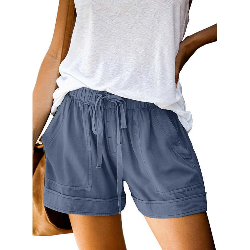 12 Colors Casual Women Short Pants Simple Drawstring Pockets Summer Elastic Waist Loose Home Fashion Streetwear Ladies Pant
12 Colors Casual Women Short Pants Simple Drawstring Pockets Summer Elastic Waist Loose Home Fashion Streetwear Ladies Pant