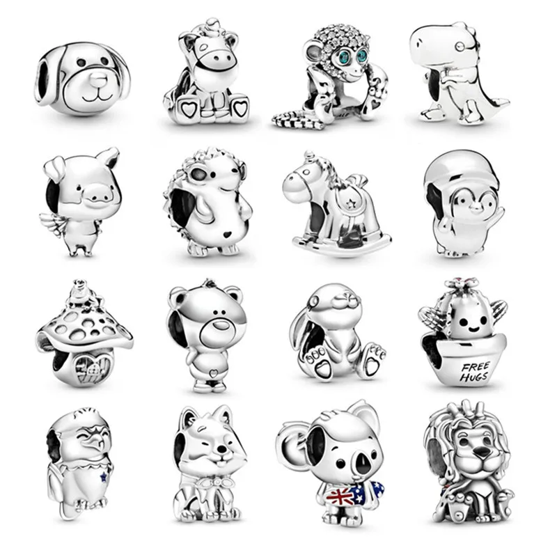 New fashion charm original cute animal tortoise bird beading suitable for Pandora lady bracelet necklace jewelry accessories DIY
New fashion charm original cute animal tortoise bird beading suitable for Pandora lady bracelet necklace jewelry accessories DIY