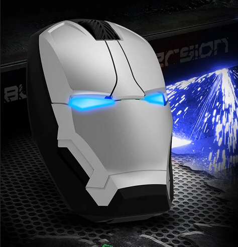 Newest Iron Man Mouse silent chlick Wireless Mouse Wireless Gaming Mouse Mute Button800/1200/1600 Wireless Gaming Mouse
Newest Iron Man Mouse silent chlick Wireless Mouse Wireless Gaming Mouse Mute Button800/1200/1600 Wireless Gaming Mouse