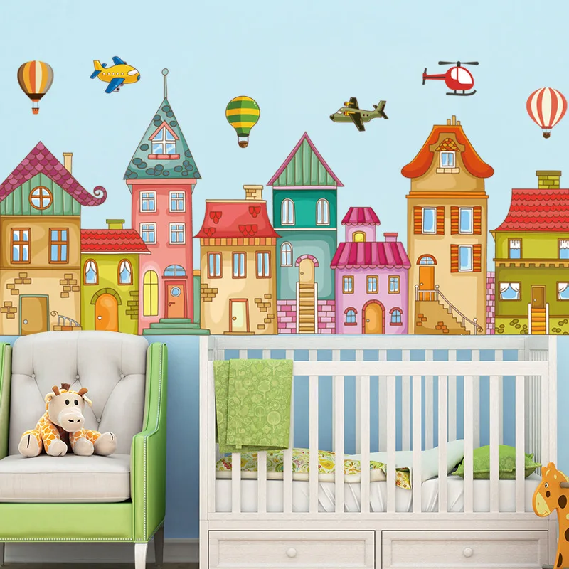 Cartoon Wall Stickers for Kids room Kindergarten Self-adhesive Vinyl Wall Decals Eco-friendly Waterproof Wall Murals Home Decor
Cartoon Wall Stickers for Kids room Kindergarten Self-adhesive Vinyl Wall Decals Eco-friendly Waterproof Wall Murals Home Decor